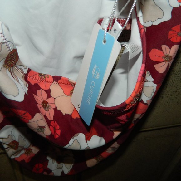 Cupshe Olivia Floral Cutout Plus Size One Piece Swimsuit Size OX (HH-4) - Picture 5 of 7